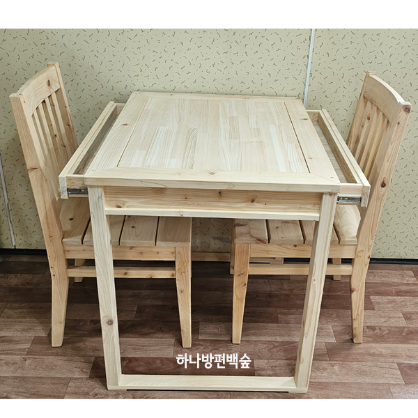 편백탁자800 (양쪽서랍) DOH105
