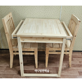편백탁자800 (양쪽서랍) DOH105